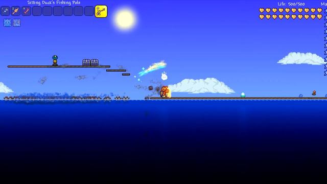 1,000 FISHING LINES!!!🎣🎣 TERRARIA FISHING GLITCH🌴🌴 смотреть онлайн