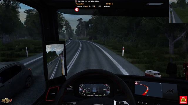 [ETS2 1.48] Volvo nach Litauen | Kiel (D) - Panevezys (LT) | ProMods 2.66 | MAN TGX 640 смотреть онлайн
