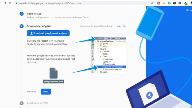 How to add Google sign system in app | Automaticly get Name & Picture | Tech Developer смотреть онлайн