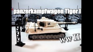 LEGO самоделка : Tank "Tiger I" .Белый тигр.