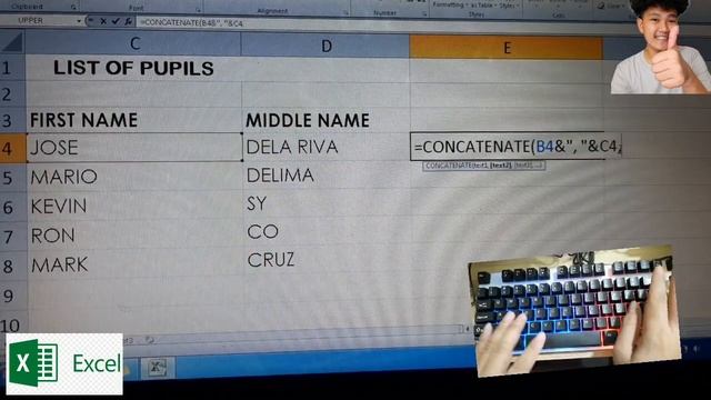 HOW TO COMBINE CELLS IN EXCEL WITH COMMA | Excel Concatenate | Tagalog Tutorial | Titser Dig смотреть онлайн