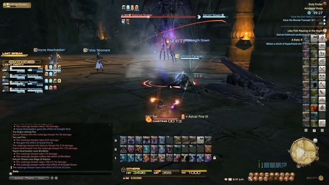 Final Fantasy XIV Realm Reborn - Amdapor Keep - Black Mage Perspective смотреть онлайн