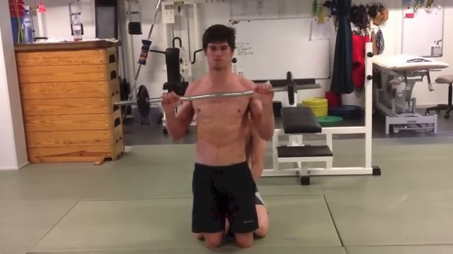 Dryland training for backstroke swimming (Lander Hendrickx) смотреть онлайн
