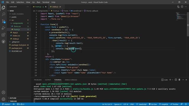 How to Send Emails using React смотреть онлайн