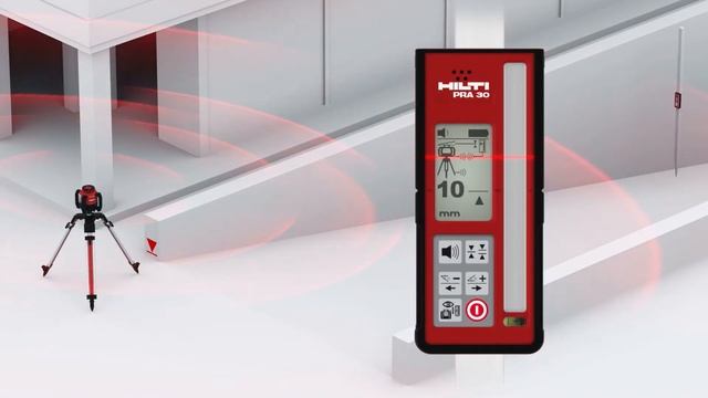 Hilti PR 30-HVS - Automatický sklon a vyrovnanie osi sklonu смотреть онлайн