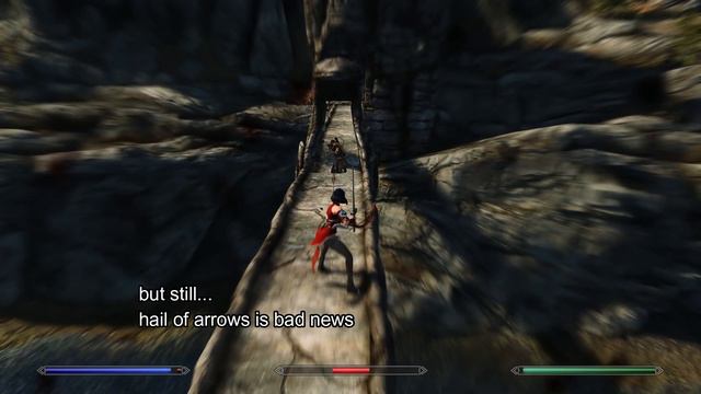 Skyrim Combat Mod: Engarde showcasing revamped dodging смотреть онлайн