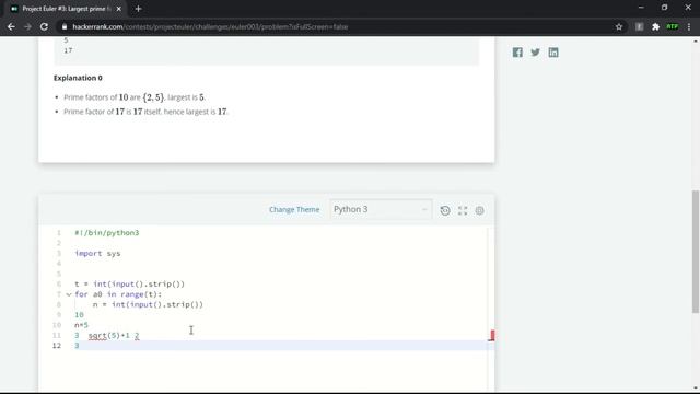 Largest prime factor using python in Tamil смотреть онлайн