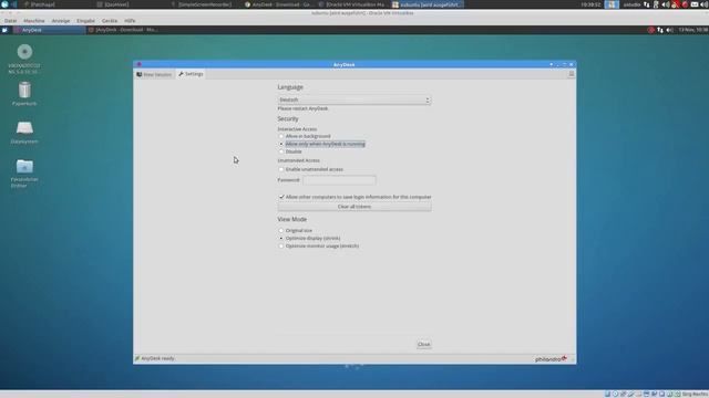 Remote Desktop Client Anydesk unter Linux смотреть онлайн