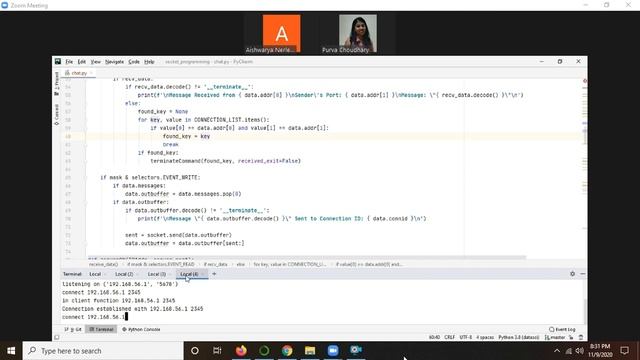 COMP 429 Project 1 - A chat application for remote message exchange (Part 2) смотреть онлайн