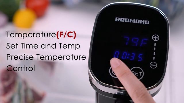 Redmond Touch Screen Sous Vide Cooker SV003 смотреть онлайн