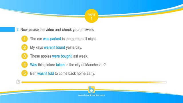 Grammar Activities: Past Simple Passive (Gap Filling) смотреть онлайн