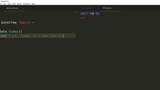Python datetime.today() in a format like dd/mm/aaa смотреть онлайн