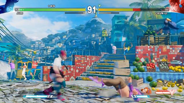 Street Fighter V Juri vs Chun Li PC Mod смотреть онлайн