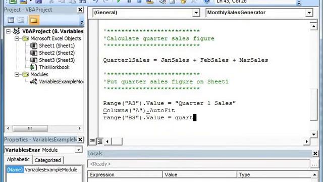 Declaring "Dim" Variables смотреть онлайн
