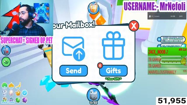 ?LIVE ROBLOX PET SIMULATOR X | NEW HARDCORE PET AND SIGNED EXCLUSIVE MAILBOX GIVEAWAY #PetSimXlive смотреть онлайн