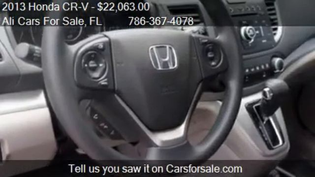 2013 Honda CR-V EX 4dr SUV For Sale In WESTON, FL 33331 At T
