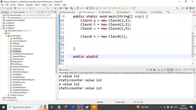 Static variables in Java | Static Method Overload | Static Method Overriding | смотреть онлайн