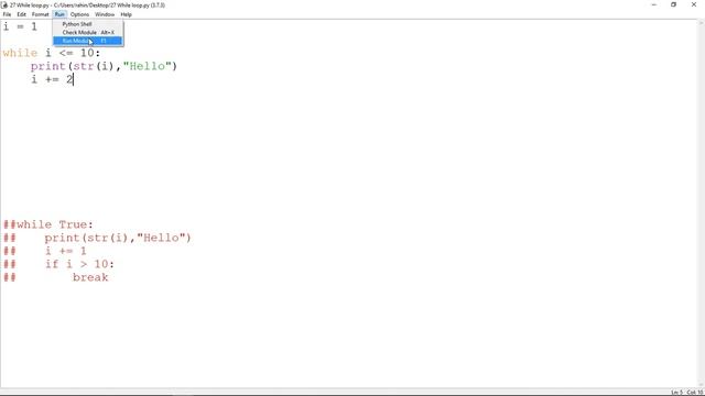 27 ENG Python 3 The While Loop смотреть онлайн
