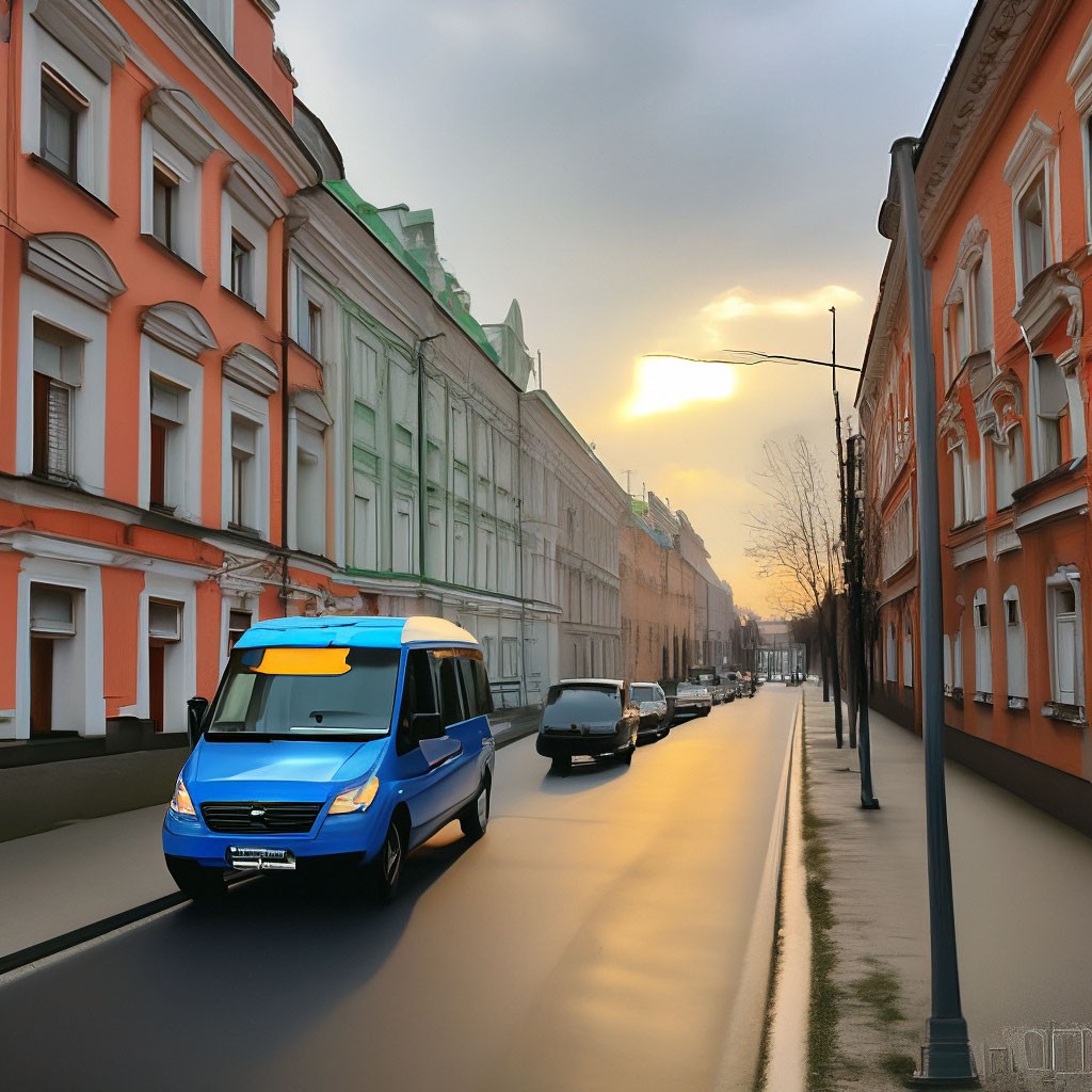 Вожу людей по району Люблино. Тихие городские улицы спального района Москвы.