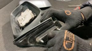 Как разобрать зеркало Mitsubishi Lancer x , asx , outlander xl