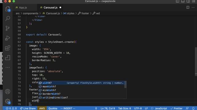 Swipeable Image Carousel in React Native смотреть онлайн