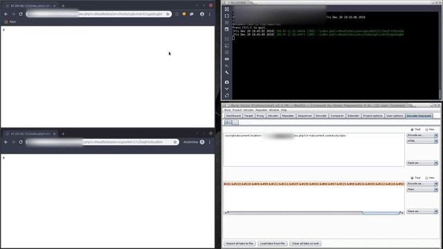 Stored XSS + Session hijacking!!! смотреть онлайн