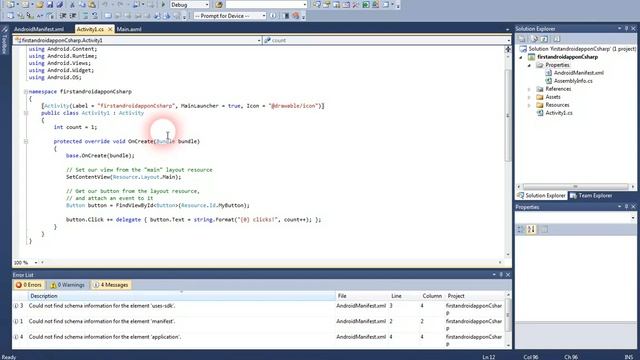 mono android C#4 смотреть онлайн