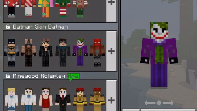 minecraft pocket edition Batman skin pack смотреть онлайн