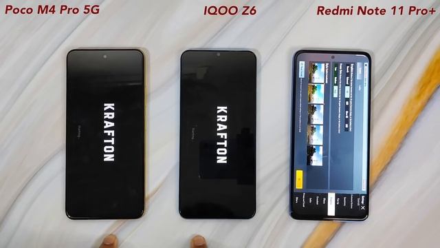 IQOO Z6 vs redmi note 11 Pro Plus vs Poco M4 Pro 5G: Speed Test | Camera Comparison смотреть онлайн