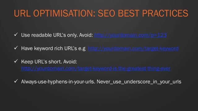 12 URL Optimisation Best Practices for SEO смотреть онлайн