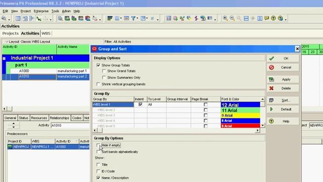 Primavera P6 why cannot see wbs element смотреть онлайн
