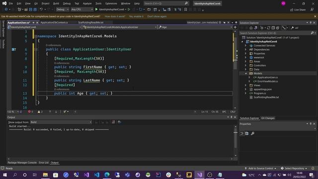 Identity in Asp.Net Core MVC in (.Net6). how to add new Fields in Identity User in Darija Arabic смотреть онлайн