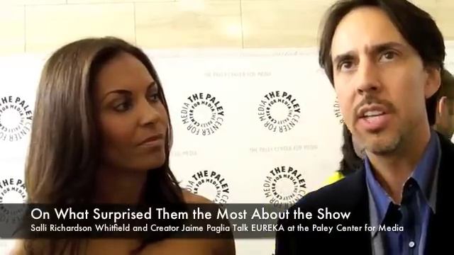 Salli Richardson Whitfield and Jaime Paglia Talk EUREKA смотреть онлайн