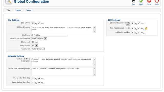 ZenAndTheArtOfJoomla-DemoAdminBasic-GlobalSettings.wmv смотреть онлайн