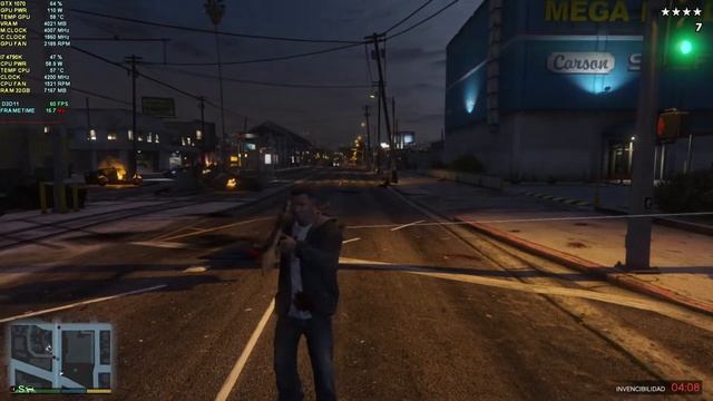 Grand Theft Auto V GTX 1070 STRIX смотреть онлайн