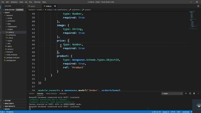 React js Tutorial # 44| Create Api |Creating Order Model ecommerce site смотреть онлайн