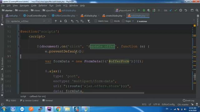 Laravel Complete Tutorial #069 - laravel update database using Ajax смотреть онлайн