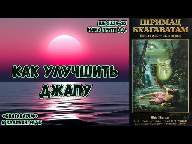 Как улучшить джапу. Нама Прити дд. ШБ.5.1.34–35