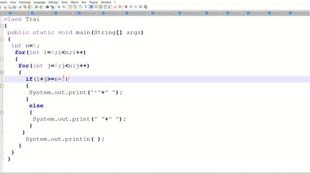 how to print lower right Triangle in java easy to way to display a pattern program low code questio смотреть онлайн