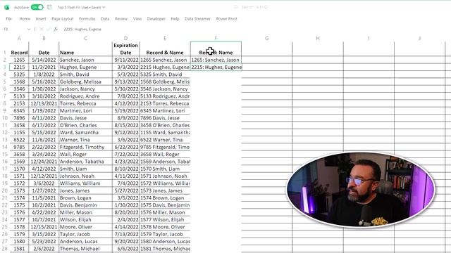 Excel Top 5 Flash Fill Excel смотреть онлайн