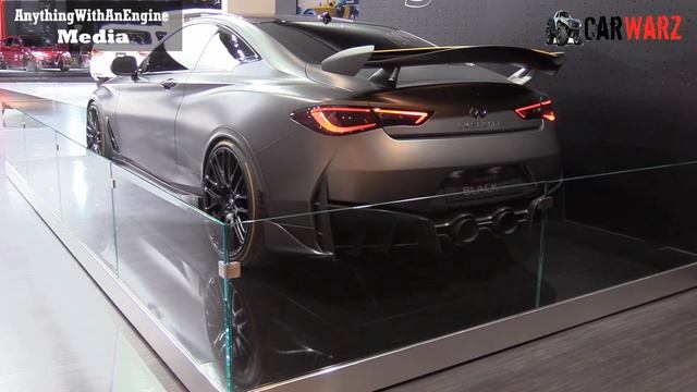 2018 Infiniti Q60 Project Black S V6 Twin Turbo 500HP At The 2018 NAIAS Detroit Auto Show смотреть онлайн