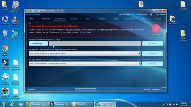 Huawei Unlock Bootloader Lock Relock Tool - Flash Bd