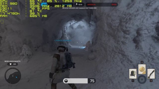 STAR WARS Battlefront FPS Test/ Gameplay (GTX 980, i7 4790k) MAX. Settings смотреть онлайн