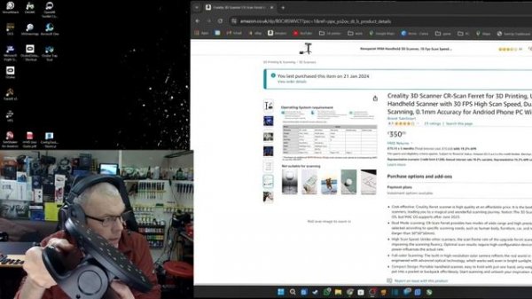 Creality 3D Scanner CR-Scan Ferret for 3D Printing
