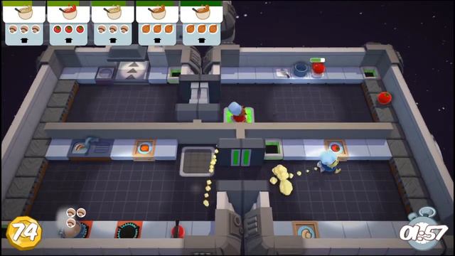 Overcooked - 2 players - Lvl5-6 *WR* 170 смотреть онлайн