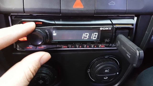 Configurar Reloj De Stereo Sony Xplod DSX-A35U