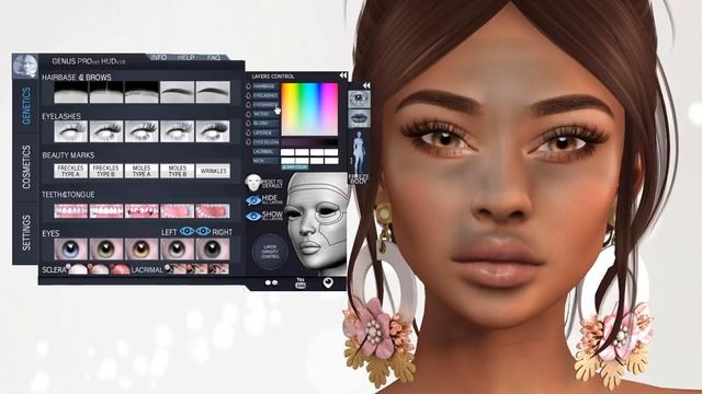 Genus Project Bento Mesh Head in Second Life смотреть онлайн