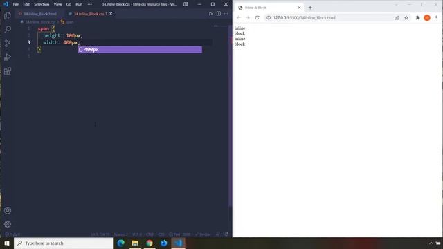 HTML-CSS Tutorial Lesson 34: CSS Inline & Block смотреть онлайн