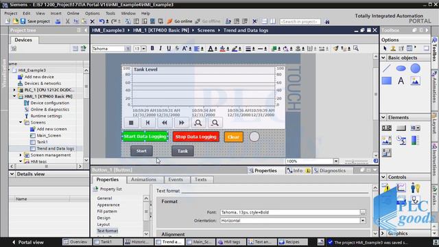 siemens s7 1200 data logging - how to use trend view to log data смотреть онлайн