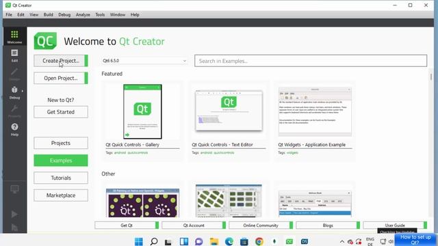 How To Create First Qt GUI Widget Application in C++ Using QT Creator (2023) смотреть онлайн